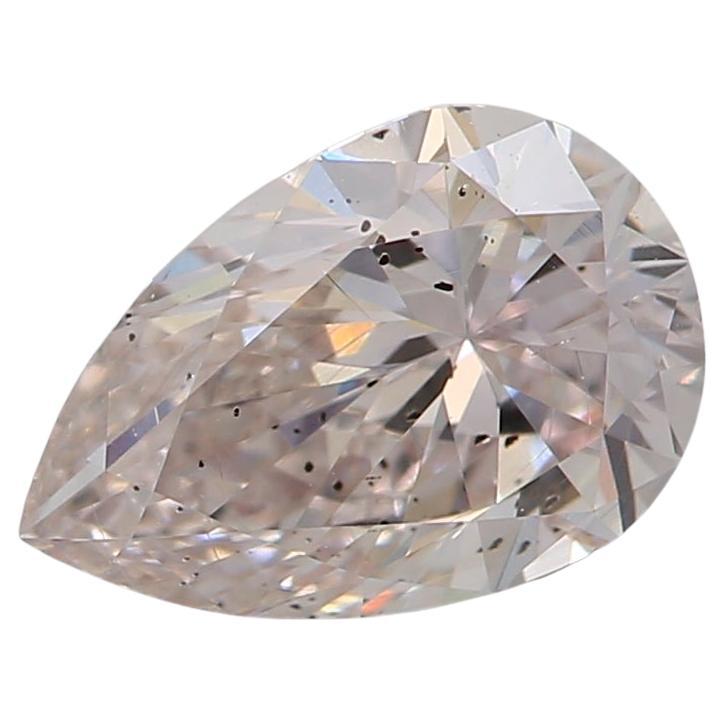 GIA-zertifizierter 0,70-Karat-Diamant in Hellrosa-Braun, Reinheit SI2