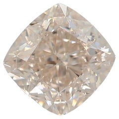 GIA Certified 0.70 Carat Light Pinkish Brown VS1 Clarity Diamond