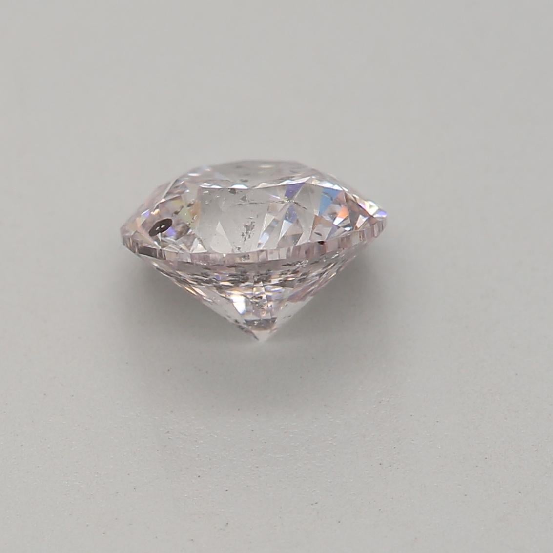 GIA Certified 0.70 Carat Very Light Pink I1 Clarity Diamond In New Condition For Sale In บางรัก, TH