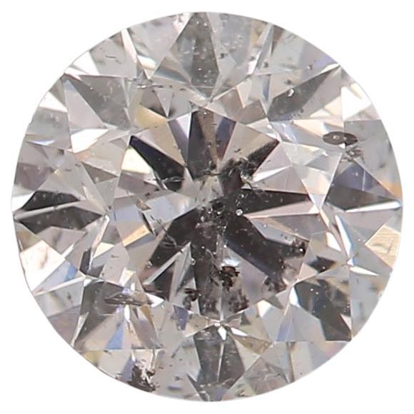 GIA Certified 0.70 Carat Very Light Pink I1 Clarity Diamond