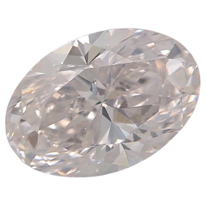 Diamante certificado por el GIA de 0,70 quilates de color rosa muy claro y claridad SI1 en venta