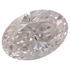 Diamante certificato GIA da 0,70 carati di colore rosa molto chiaro con purezza SI1