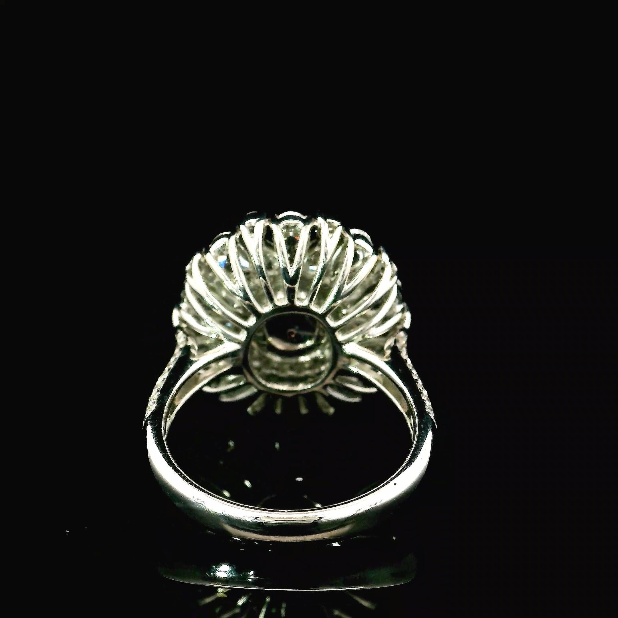 Women's or Men's GIA Certified 0.71 Carat Faint Pinkish Brown VS2 Clarity Diamond Ring For Sale
