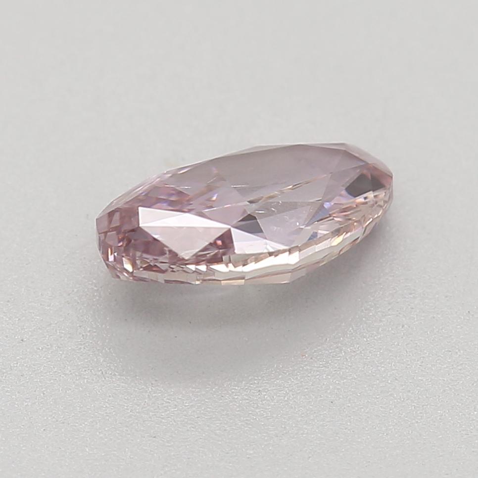 Women's or Men's GIA Certified 0.71 Carat Fancy Purplish Pink SI2 Clarity Diamond For Sale