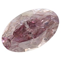 GIA Certified 0,71 Carat Fancy Purplish Pink SI2 Clarity Diamante certificato 0,71 Carat Fancy Purplish Pink SI2 Clarity