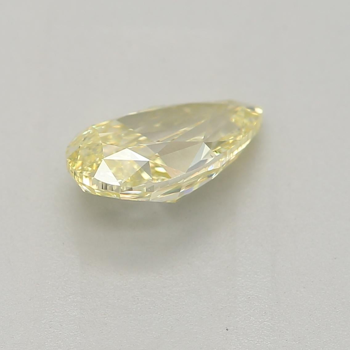 GIA Certified 0.71 Carat Fancy Yellow SI1 Clarity Diamond In New Condition For Sale In บางรัก, TH