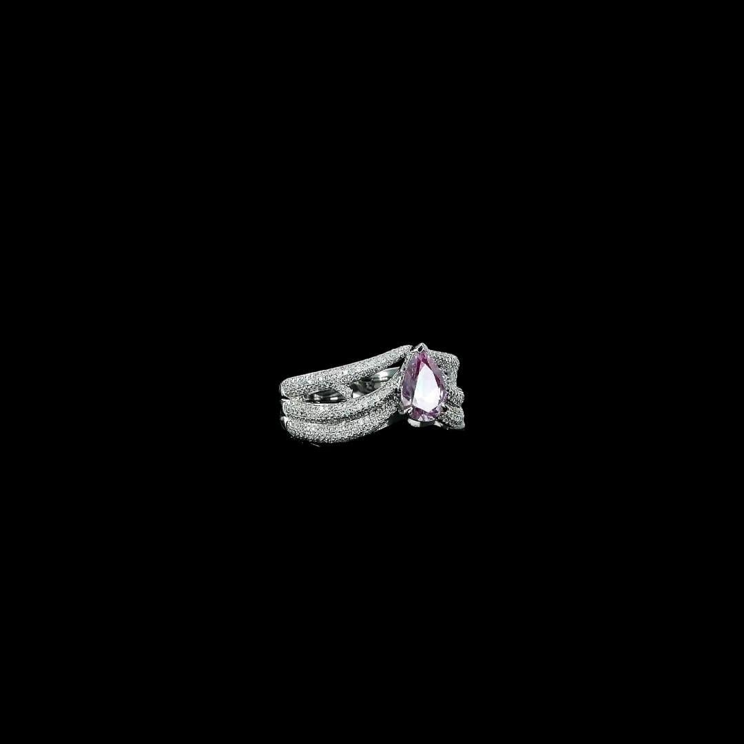 **100% NATURAL FANCY COLOUR DIAMOND JEWELRY**

✪ Jewelry Details ✪

♦ MAIN STONE DETAILS

➛ Stone Shape: Pear
➛ Stone Color: Light Pink
➛ Stone Clarity: I2
➛ Stone Weight: 0.71 carats
➛ GIA certified

♦ SIDE STONE DETAILS

➛ Side white diamonds -