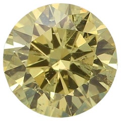 GIA-zertifizierter 0,72 Karat Ausgefallener intensiv gelber SI2 Reinheitsgrad Diamant