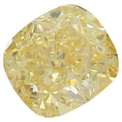GIA-zertifiziert 0,72 Karat Fancy Light Brownish Yellow SI1 Clarity Diamant