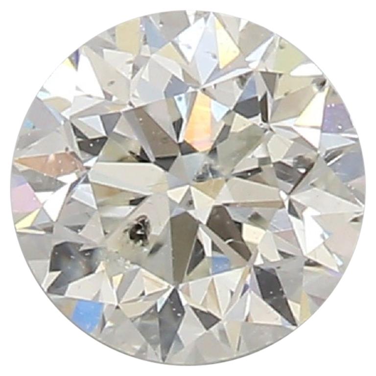 GIA Certified 0.73 Carat Round Cut J I1 Loose Diamond
