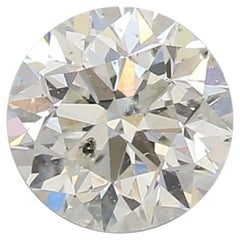 GIA Certified 0.73 Carat Round Cut J I1 Loose Diamond