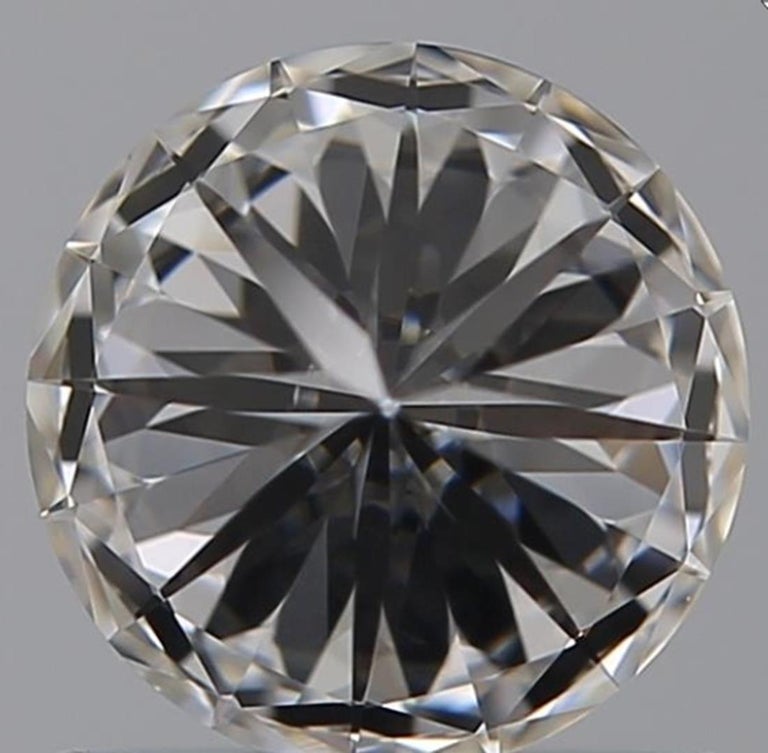 Diamant Radiant Naturel 0,75 Ct Certifié GIA - Couleur F - Clarté VS1