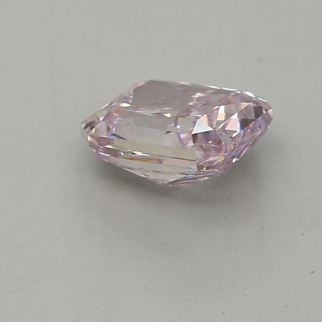 GIA-zertifiziert 0,74 Karat Fancy Lila Rosa SI2 Reinheit Diamant im Zustand „Neu“ im Angebot in บางรัก, TH
