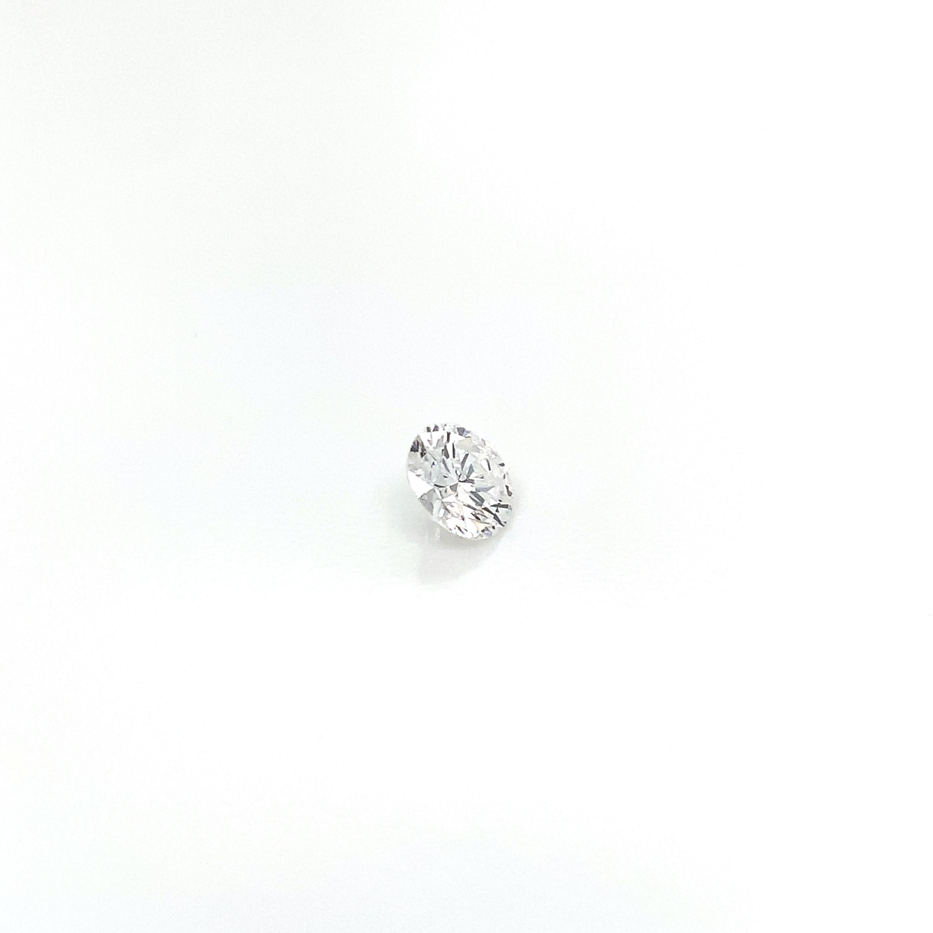 Round Cut GIA Certified 0.74 Carat Round Brilliant Diamond For Sale