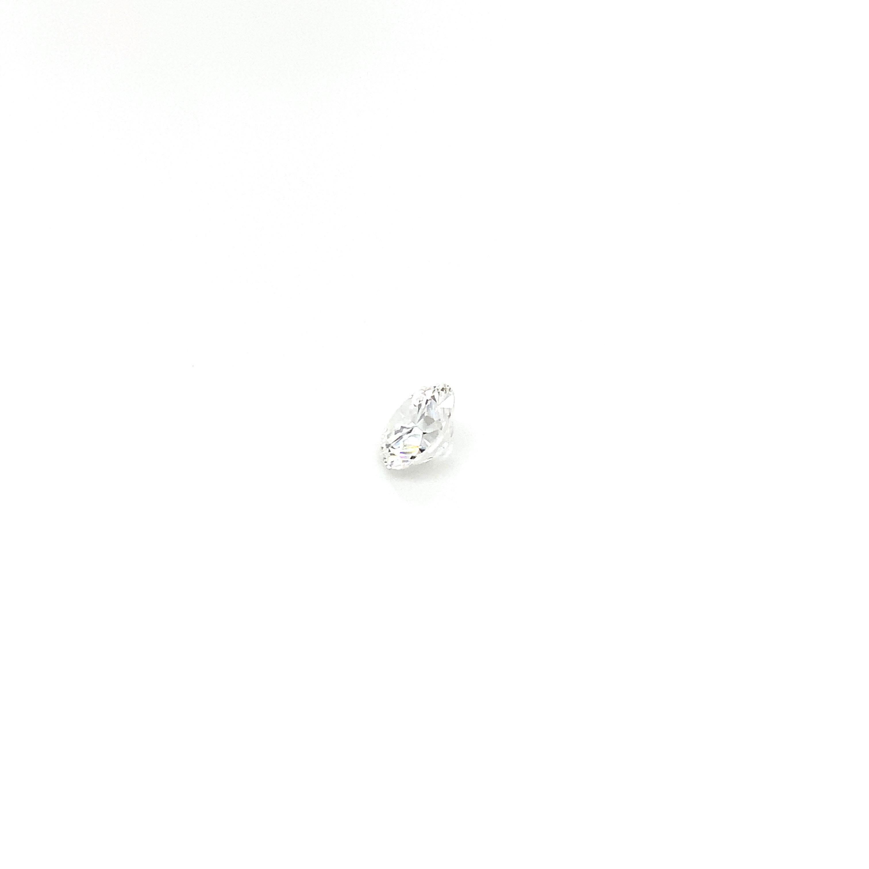 Women's or Men's GIA Certified 0.74 Carat Round Brilliant Diamond For Sale