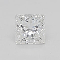 GIA Certified 0.75 Carat Entwined Double Prong Princess Diamond Ring