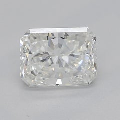 GIA Certified 0.75 Carat Radiant Halo Antique 18K Yellow Gold Diamond Ring