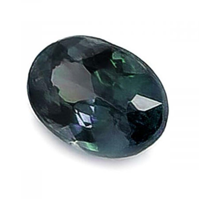 Alexandrite Naturelle Rare 0,45 Carats - Certifiée GIL - Changement De Couleur Vert/rouge - Neuf