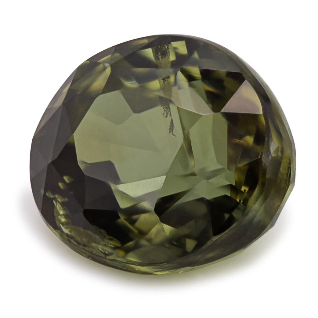 Taille brillant Pierre précieuse certifiée GIA de 0,77 carat, alexandrite naturelle à couleur changeante en vente