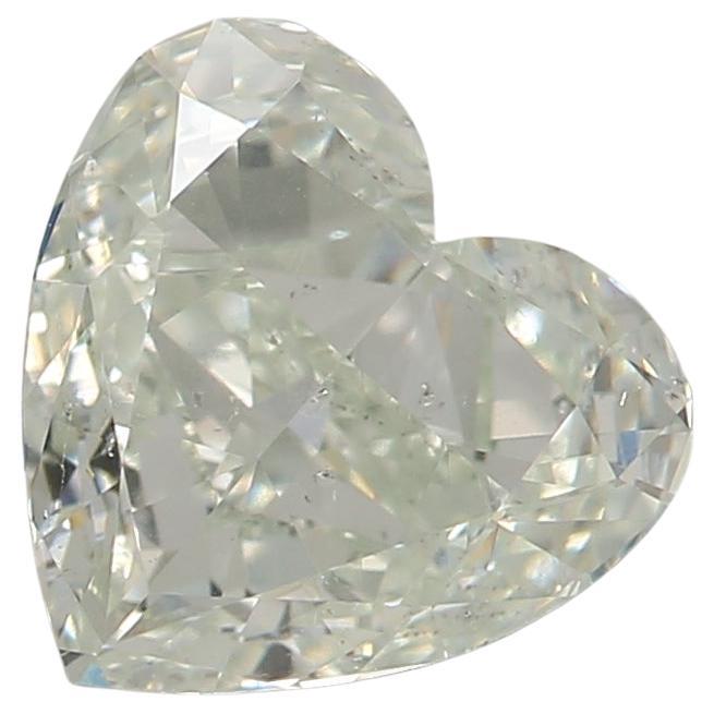 GIA Certified 0.79 Carat Fancy Light Green SI2 Clarity Diamond For Sale
