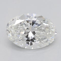 GIA Certified 0.79 Carat Oval Solitaire & Pave  Diamond Ring