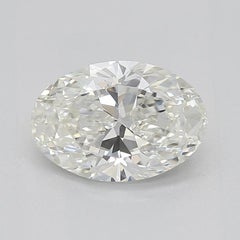 GIA Certified 0.8 Carat Oval Double Basket Vintage White Gold Diamond Ring