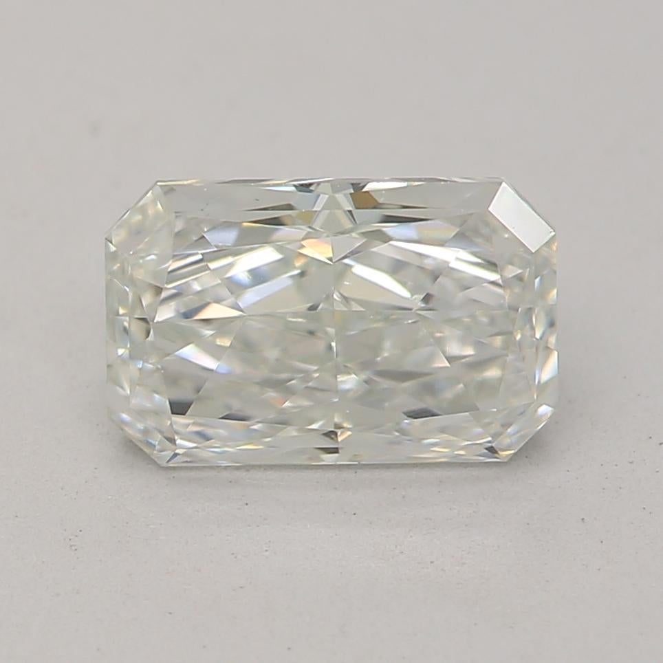 Certificate: GIA 
Report Number: 2376457588 
Shape And Cut: Radiant 
Carat Weight: 0.80 carat
Measurements: 6.67 x 4.3 x 2.95 mm
Color Grade: Faint Green

FEATURES OF THE DIAMOND:

This faint green diamond has a very subtle, light green hue that is
