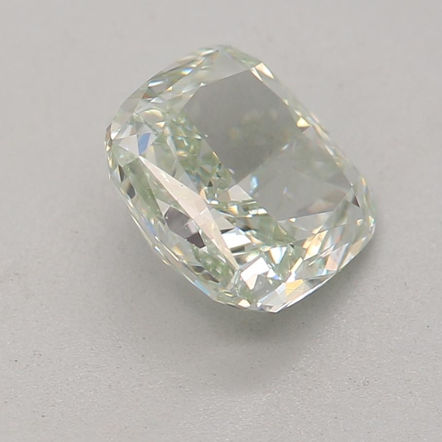 da uomo o donna Diamante certificato GIA da 0,80 carati, di colore verde chiaro e chiarezza VVS2 in vendita