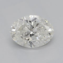 GIA Certified 0.80 Carat Oval Prong Set Solitaire Diamond Ring