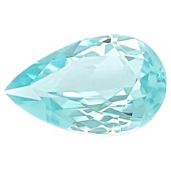 Tourmaline Paraiba certifiée GIA de 0,80 carat,  Pierre tourmaline verte-bleu