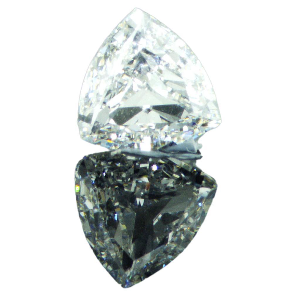 GIA-zertifizierter Naturdiamant in dreieckiger Form mit 0,80 Karat  F VS1 im Angebot