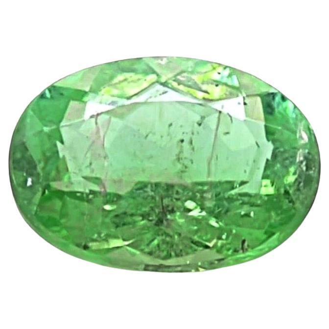 Turmalina verde natural de Mozambique paraiba Piedra de 0.81 quilates con informe GIA