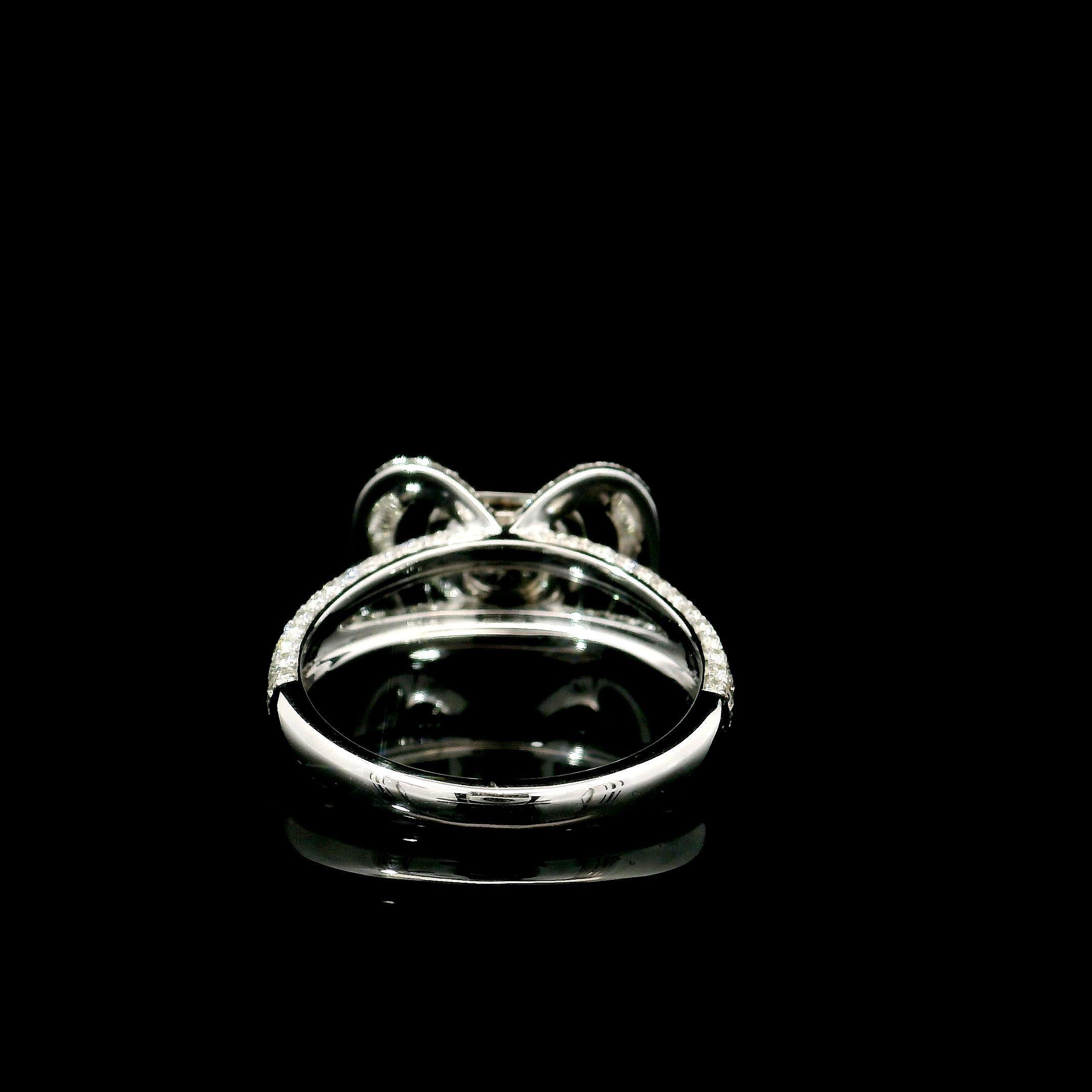 Women's or Men's GIA Certified 0.82 Carat Fancy Grayish Greenish Yellow VS2 Clarity Diamond Ring For Sale