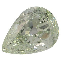 GIA Certified 0.82 Carat Fancy Yellowish Green SI2 Clarity Diamond