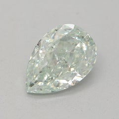 GIA Certified 0.83 Carat Fancy Light Green SI1 Clarity Diamond