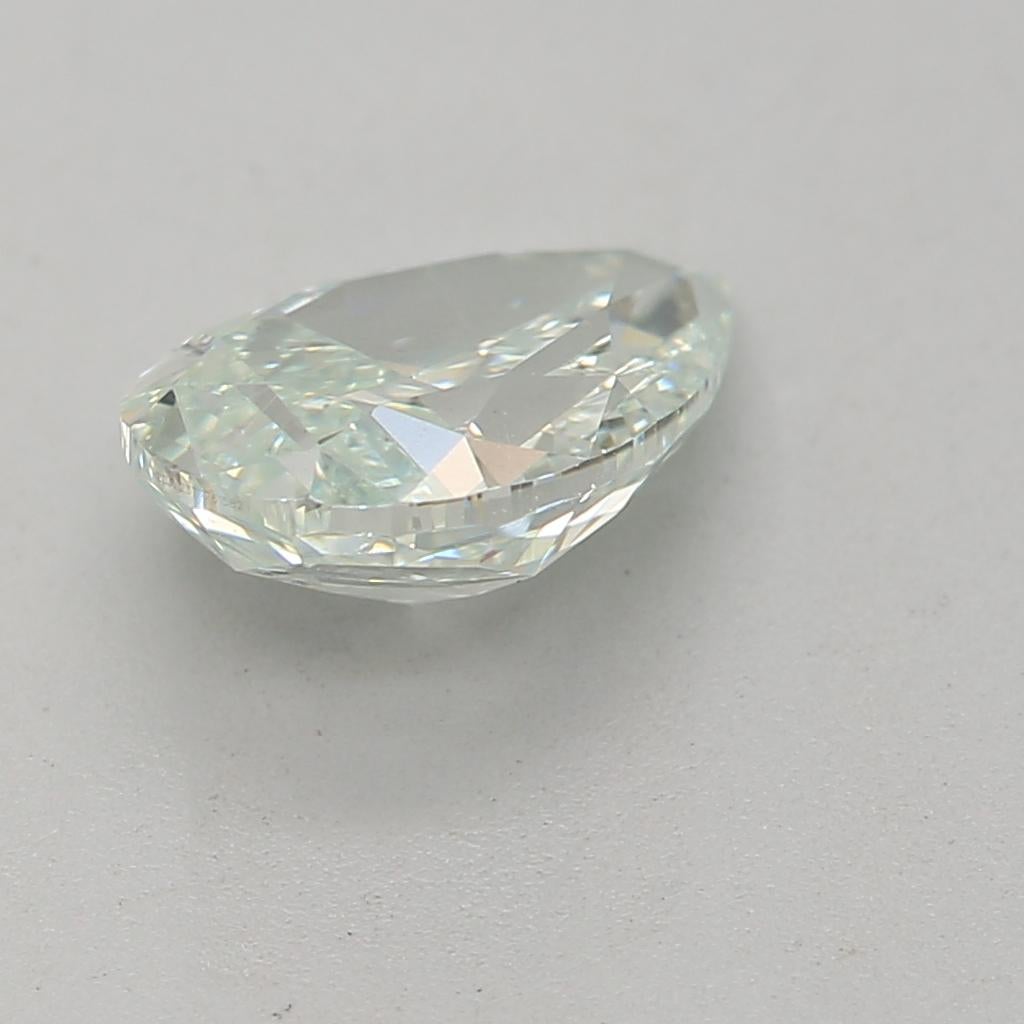 GIA Certified 0.83 Carat Fancy Light Green SI1 Clarity Diamond In New Condition For Sale In บางรัก, TH