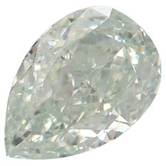GIA Certified 0.83 Carat Fancy Light Green SI1 Clarity Diamond