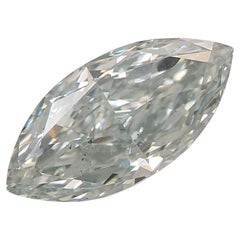 Diamante certificado por el GIA de 0,84 quilates de color verde grisáceo fantasía y claridad VS2