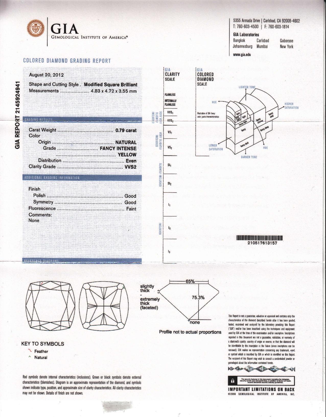 GIA-zertifizierte 0,86/0.79 Karat Mittel-Ohrringe mit 3,32 Karat Gesamtgewicht ref391 (Kissenschliff) im Angebot
