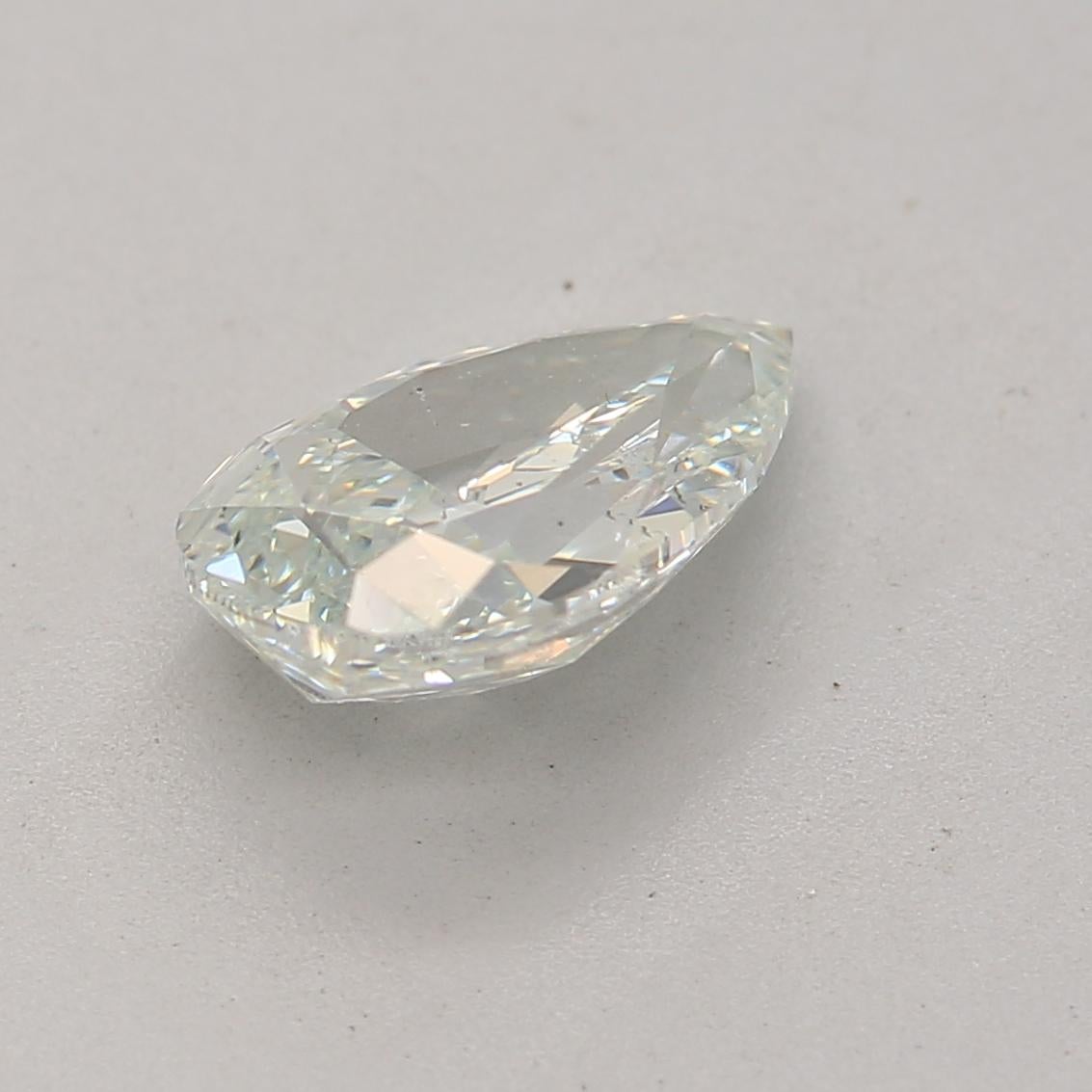 GIA Certified 0.88 Carat Light Green SI1 Clarity Diamond In New Condition For Sale In บางรัก, TH