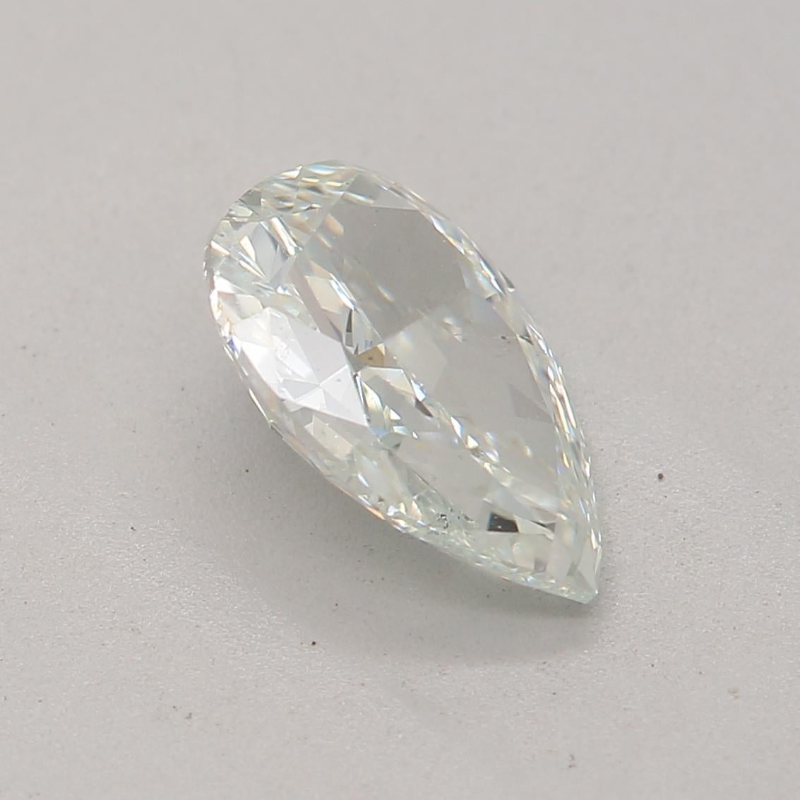 Women's or Men's GIA Certified 0.88 Carat Light Green SI1 Clarity Diamond For Sale