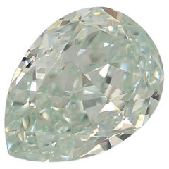 Diamante certificado por el GIA de 0,89 quilates de color verde claro fantasía y claridad SI2