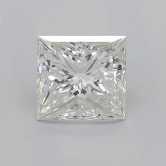 GIA Certified 0.8ct Princess Classic Solitaire Multi-Row Platinum Diamond Ring
