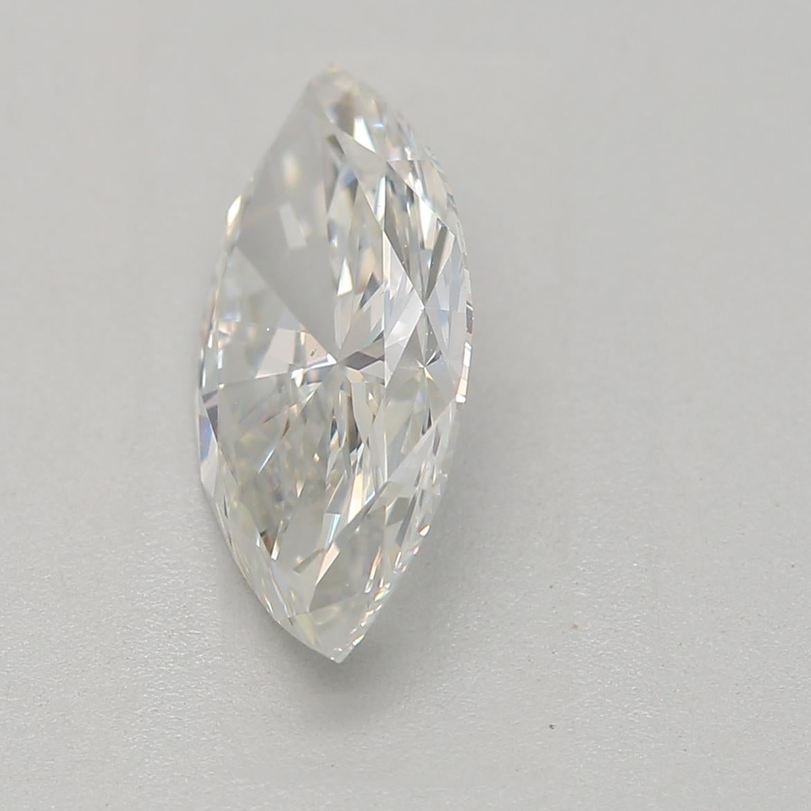 Marquise Cut GIA Certified 0.90 Carat Faint Yellow Green SI1 Clarity Diamond For Sale