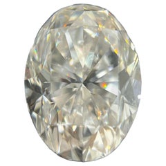 Diamante naturale ovale brillante da 0,90 carati certificato GIA con colore D e purezza Vs2