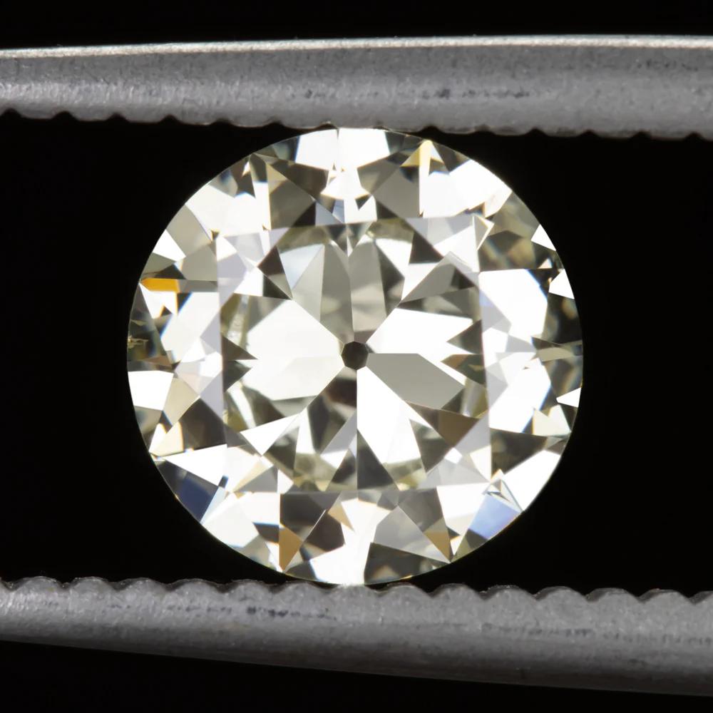 GIA Certified 1 Carat Round Cut Diamond IF Clairity Art Deco Style Ring For Sale 1