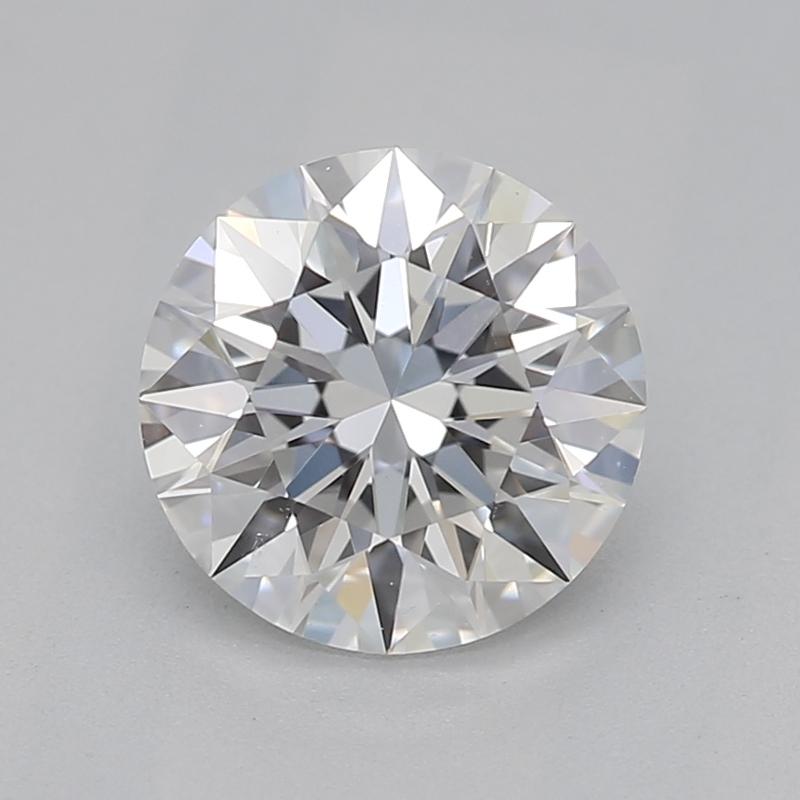 Questo lussuoso anello con diamante, caratterizzato da una splendida pietra centrale rotonda di 0,90, cattura lo sguardo grazie all'eccezionale grado E e VS2, che garantisce una brillantezza accattivante da ogni angolazione. Realizzato in uno