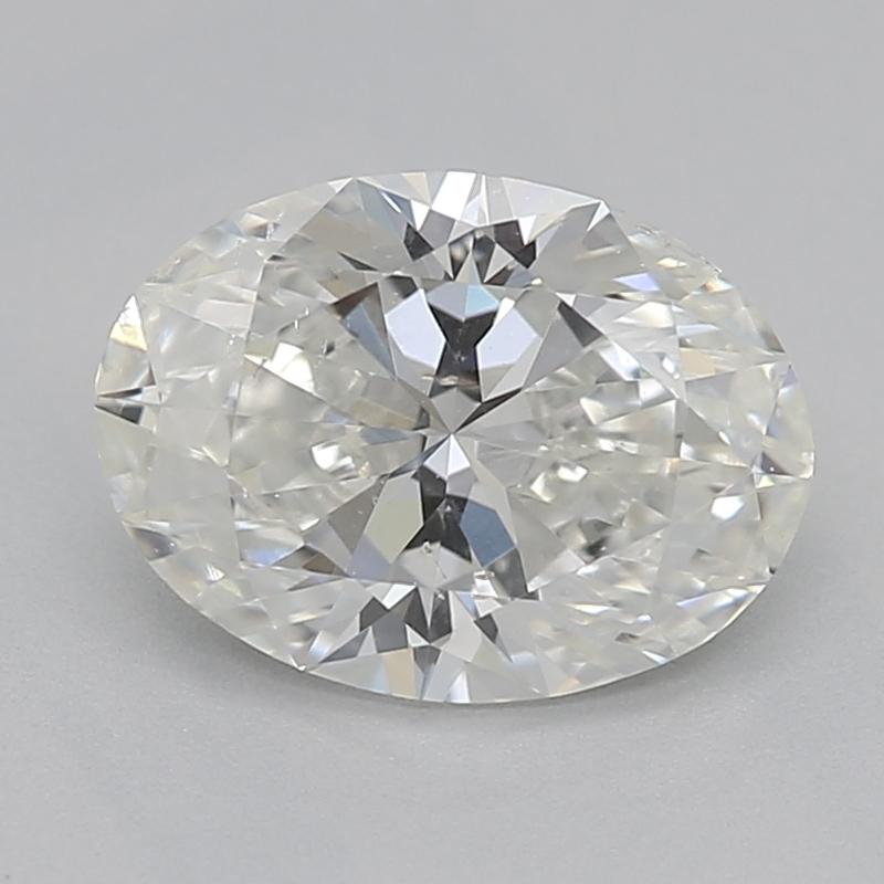 Handcrafted in New York, this stunning diamond ring features a magnificent centerpiece of a oval diamond, weighing 0.91 , that radiates with exceptional brilliance and fire. Graded I and SI2 , this diamond captures the eye with its exquisite play of