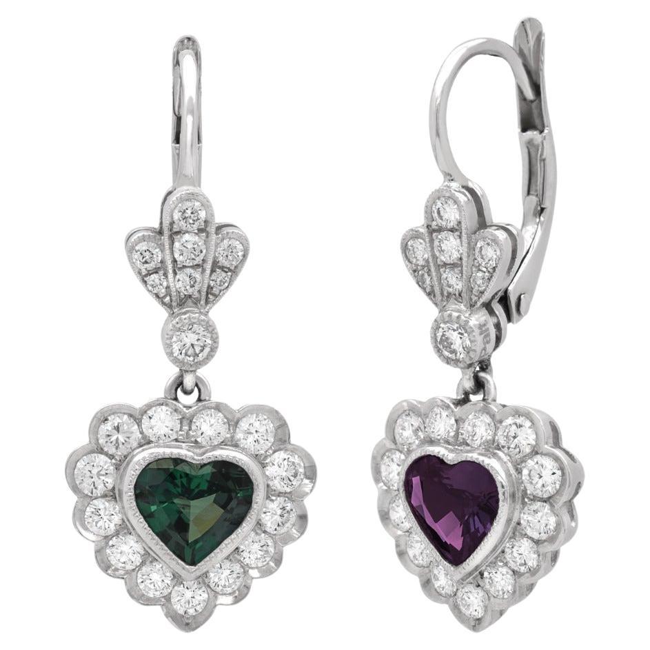Beauvince Ariana Diamond Earrings '6.91 ct Diamonds' in Rose Gold and