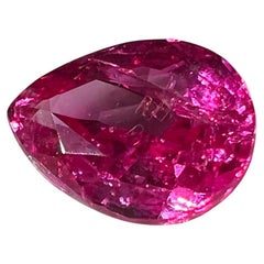 GIA Certified 0.93ct No-Heat Vivid Purplish-Red Burmese Ruby